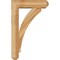 Ekena Millwork Thorton Craftsman Rough Sawn Bracket w/ Offset Brace, Western Red Cedar, 6"W x 20"D x 32"H BKT0604X20X32THR04RWR - alternate 4